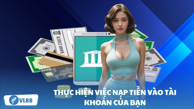 Thực hiện nạp tiền vào tài khoản của bạn